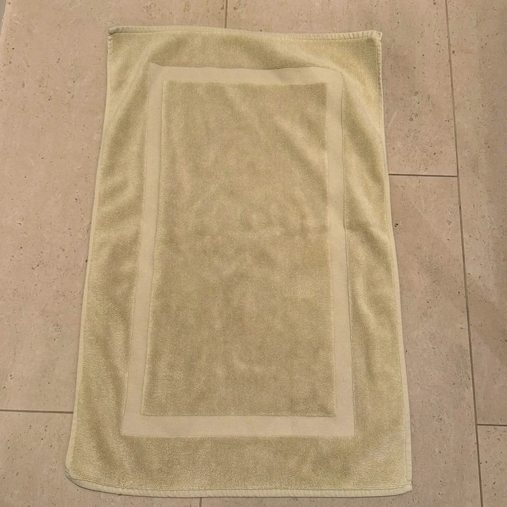 Restoration Hardware bath mat.